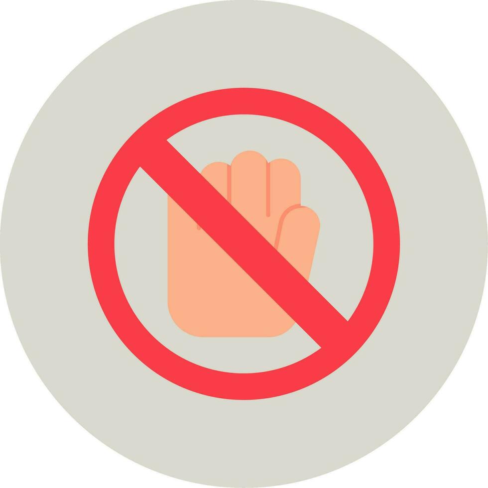 No Touch Vector Icon