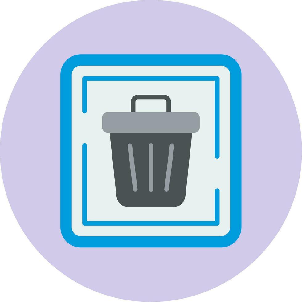 Trash Sign Vector Icon