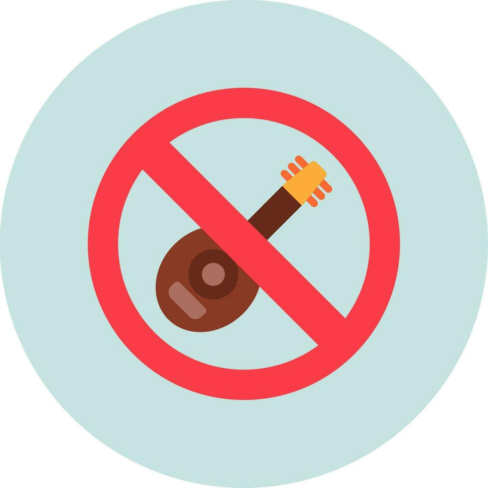 No Lute Vector Icon