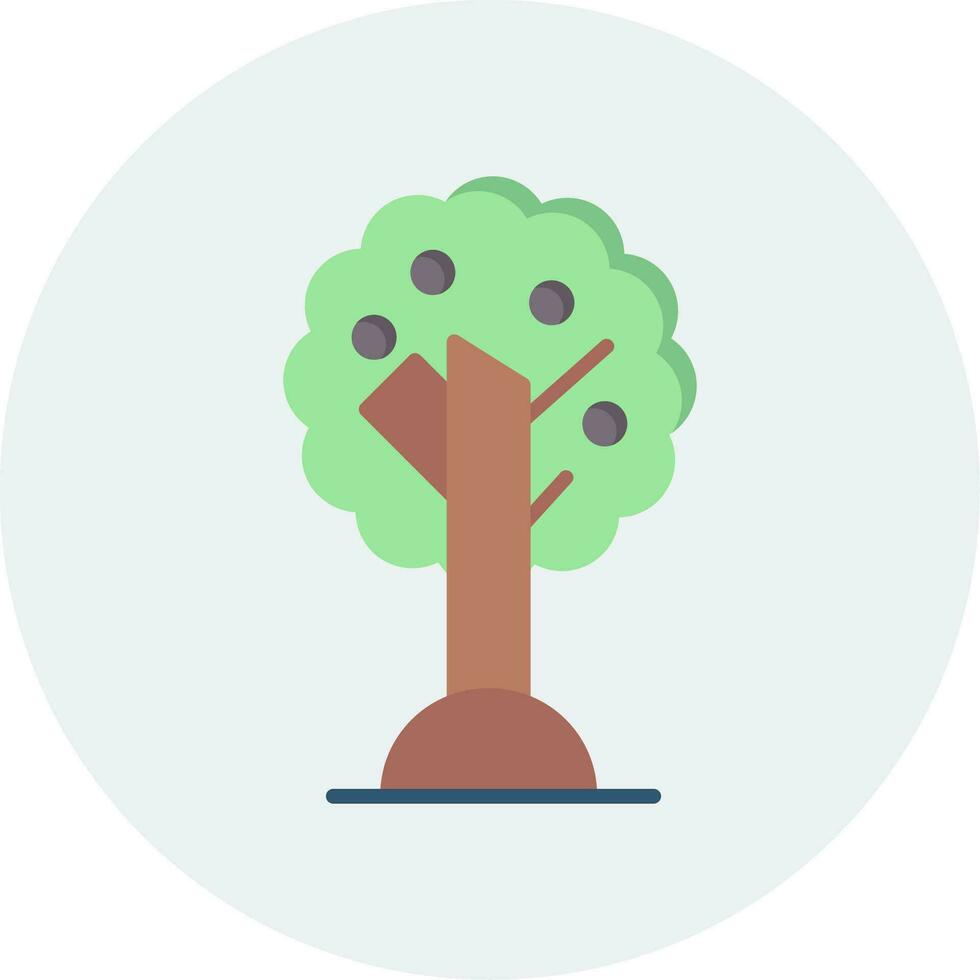 Olive Tree Vector Icon