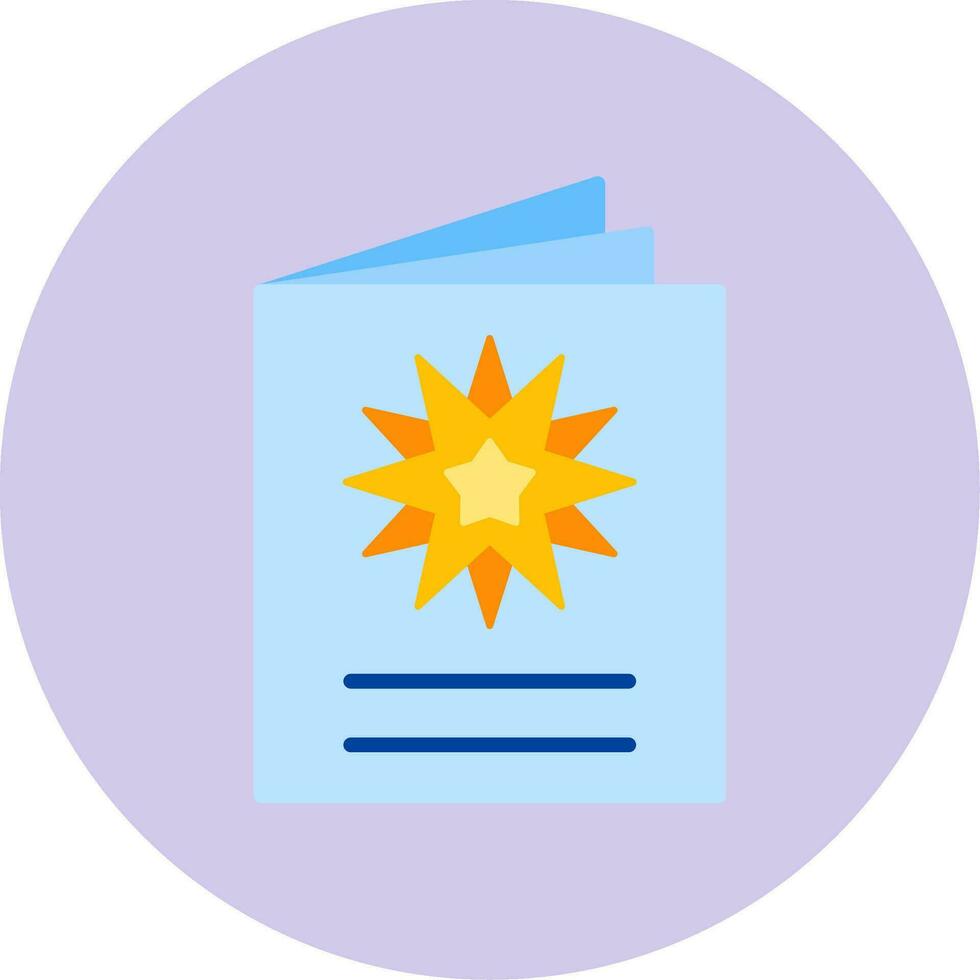 Greeting Card Vector Icon
