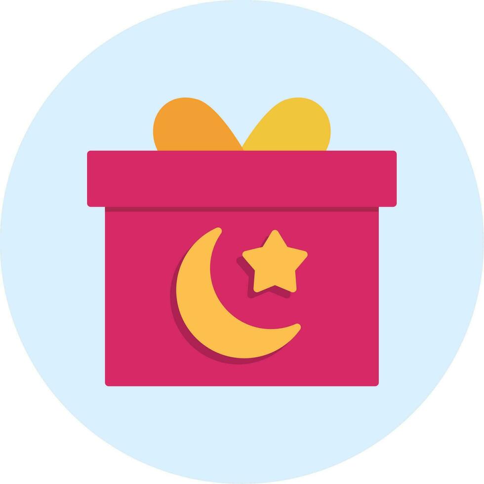 icono de vector de caja de regalo