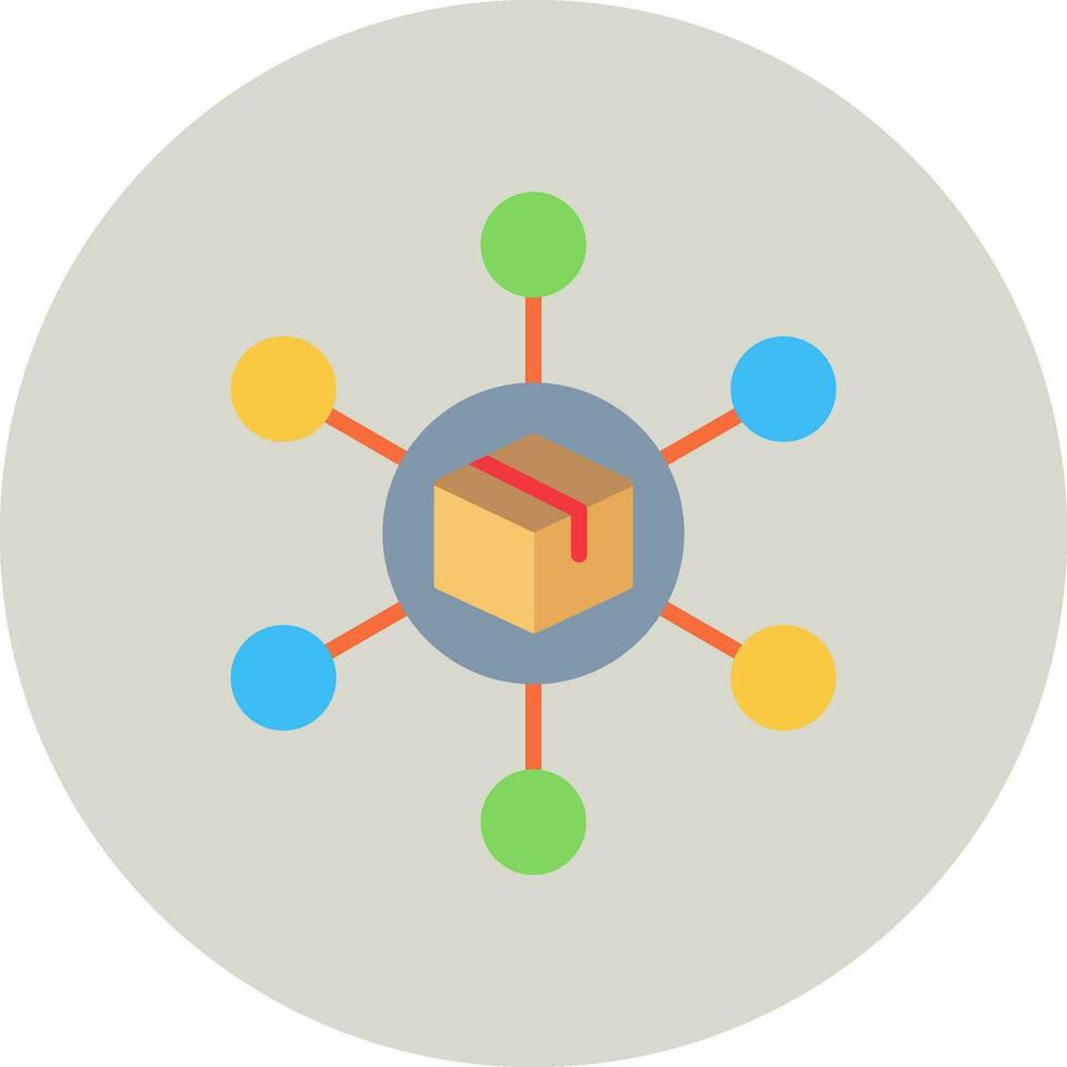 Distribution Center Vector Icon