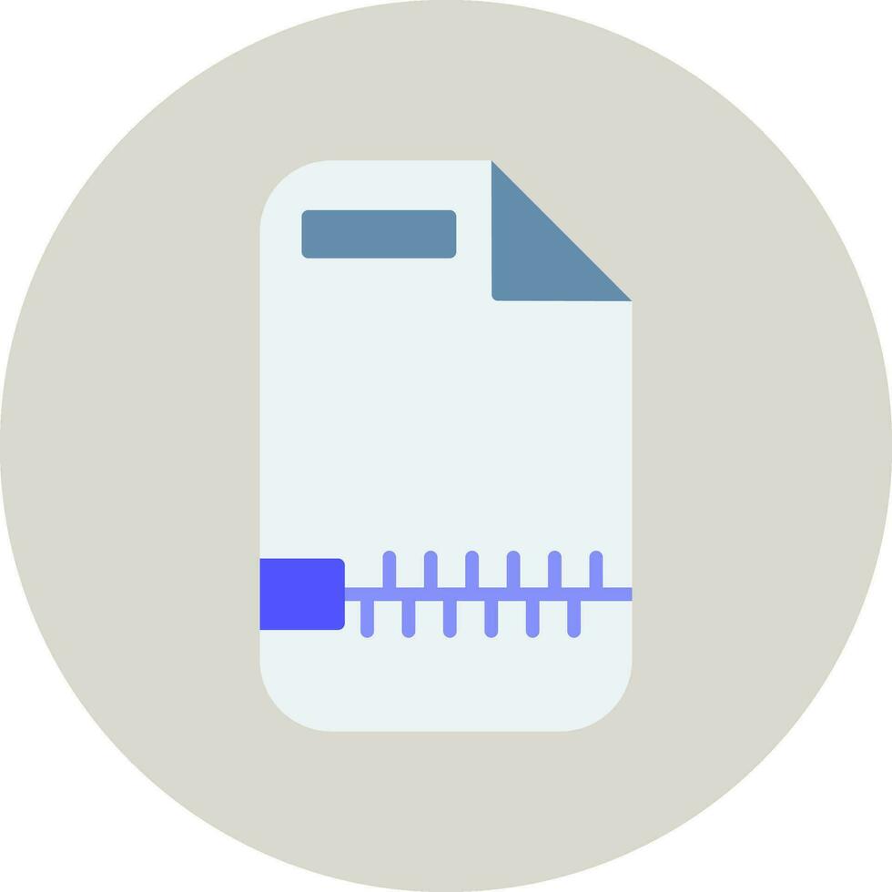 Zip File Vector Icon