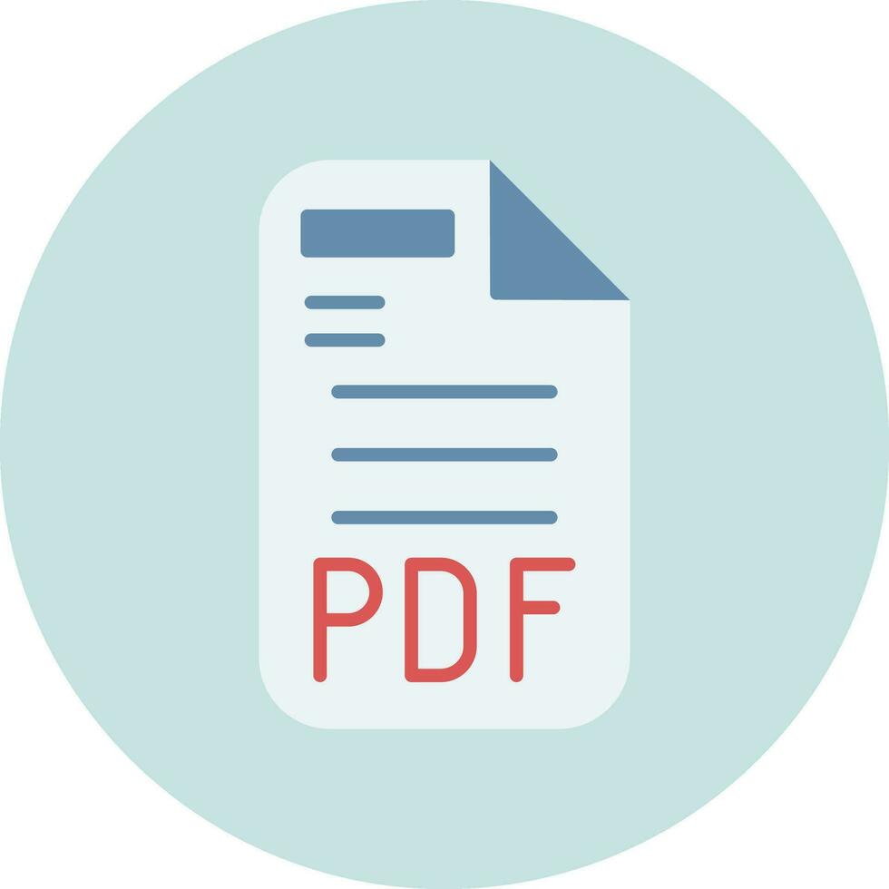 Pdf Vector Icon