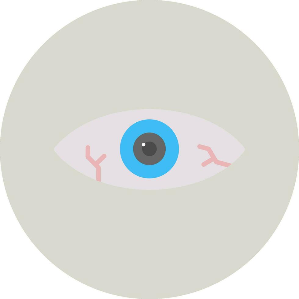 Red Eye Vector Icon