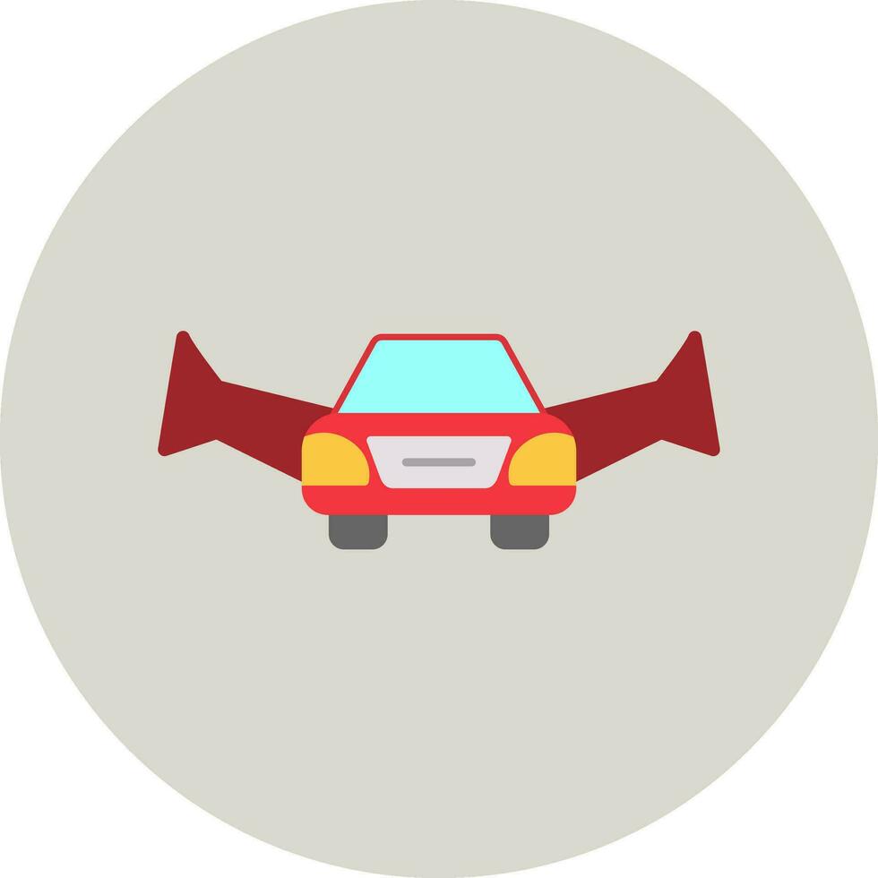 Flying Car Vector Icon