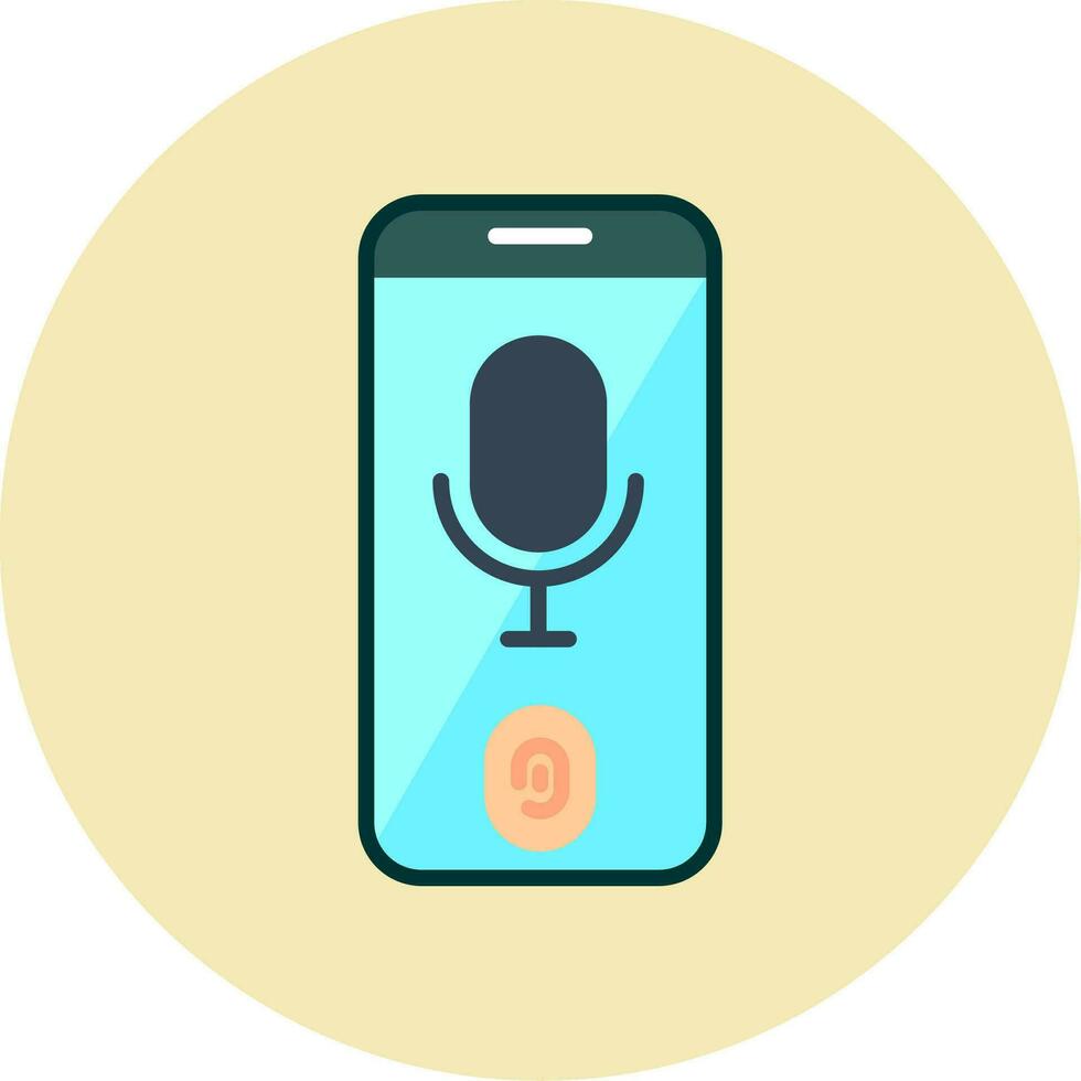 Voice Recognition Vector Icon