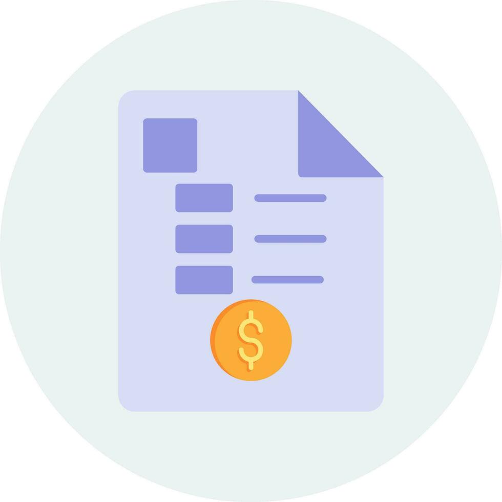 Receipt Vector Icon