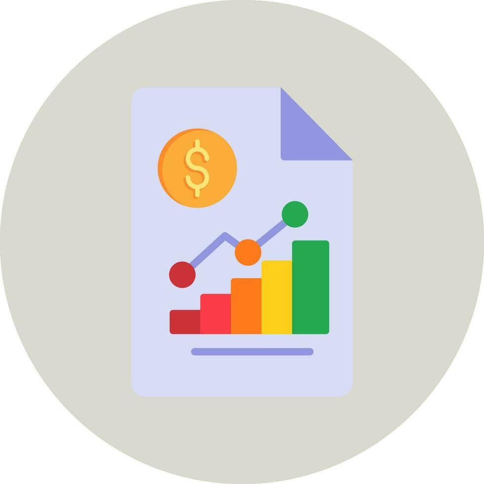 Bar Chart Vector Icon