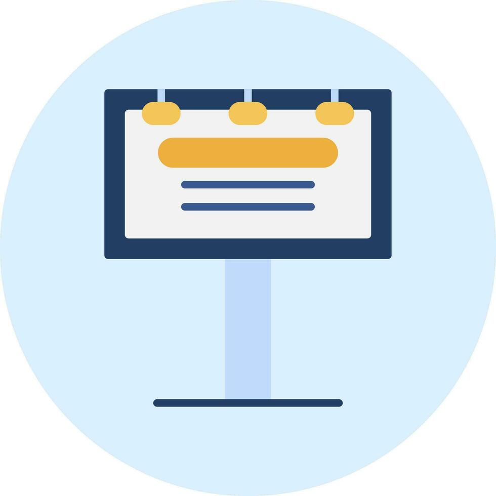 Billboard Vector Icon