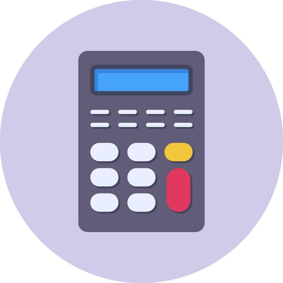 icono de vector de calculadora