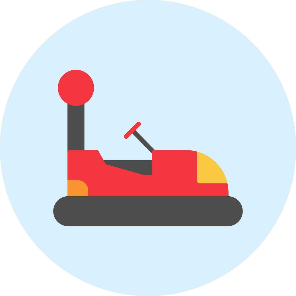 Bumper Car Vector Icon