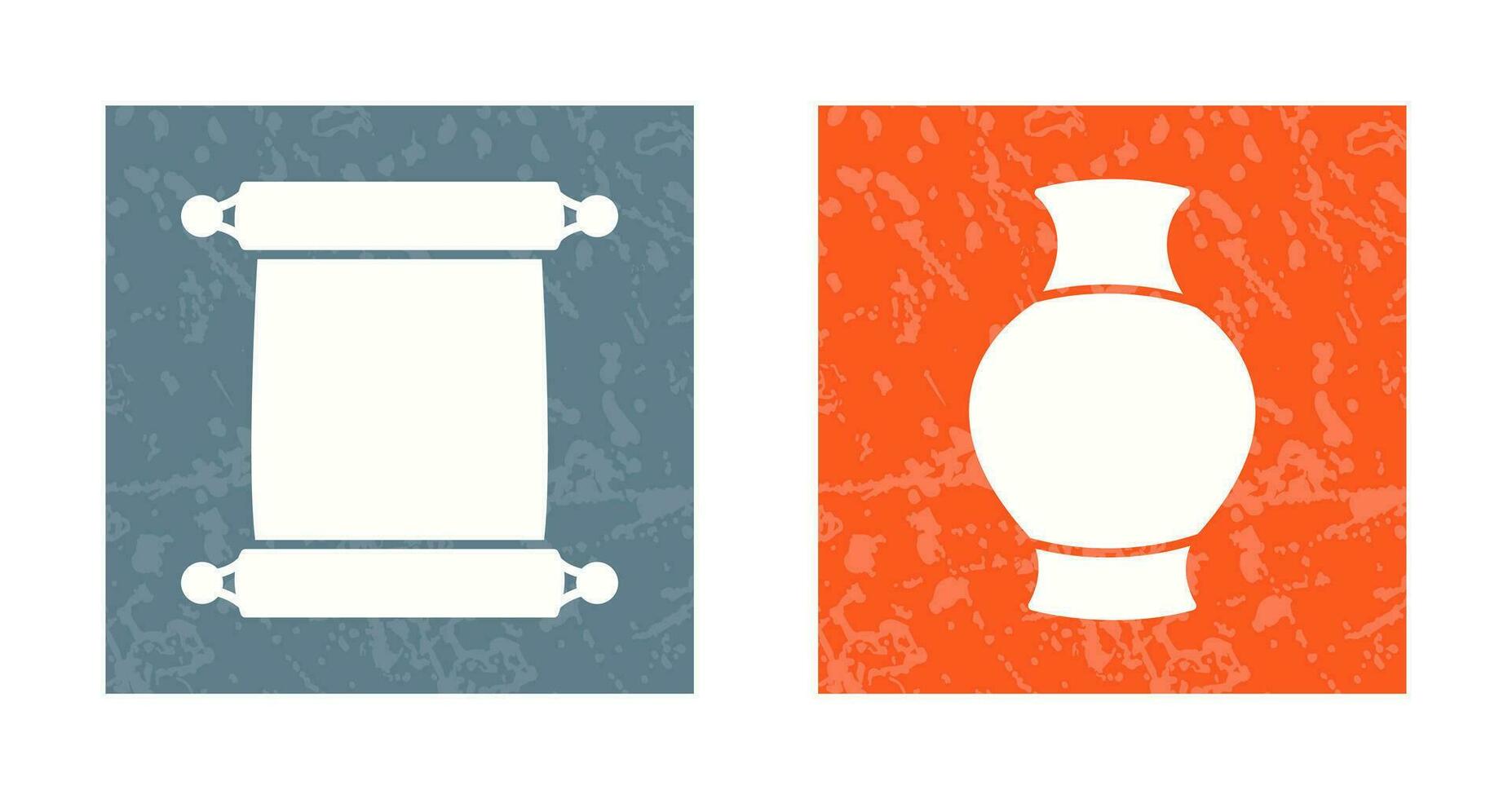 Scroll of Paper and Antique Icon vector