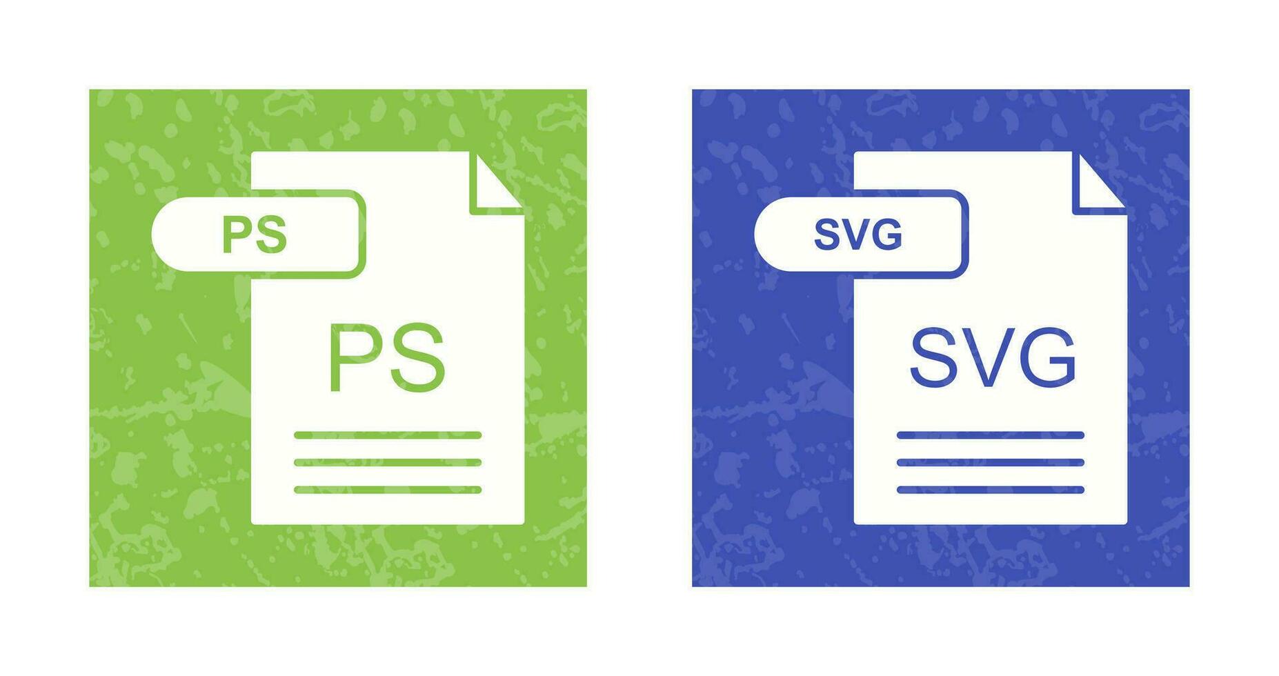 PD y svg icono vector