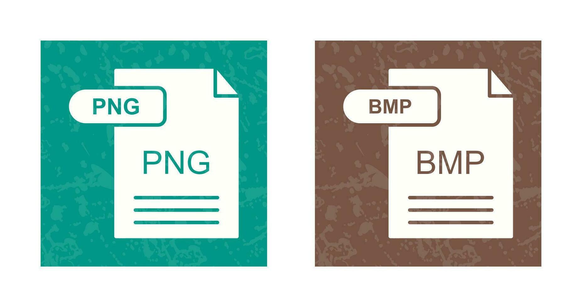PNG and BMP Icon vector