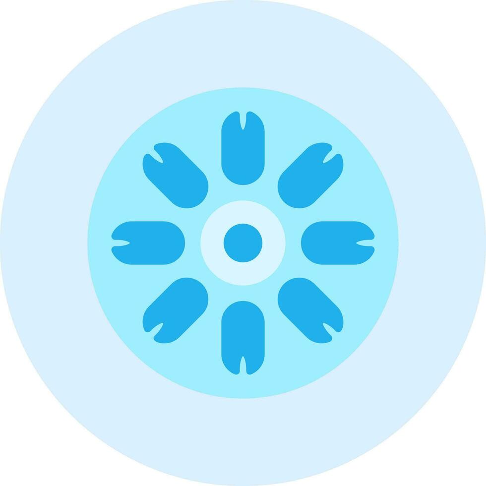 Centric Diatom Vector Icon