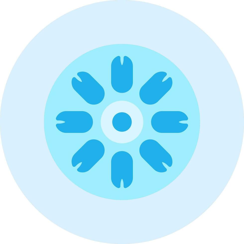 Centric Diatom Vector Icon