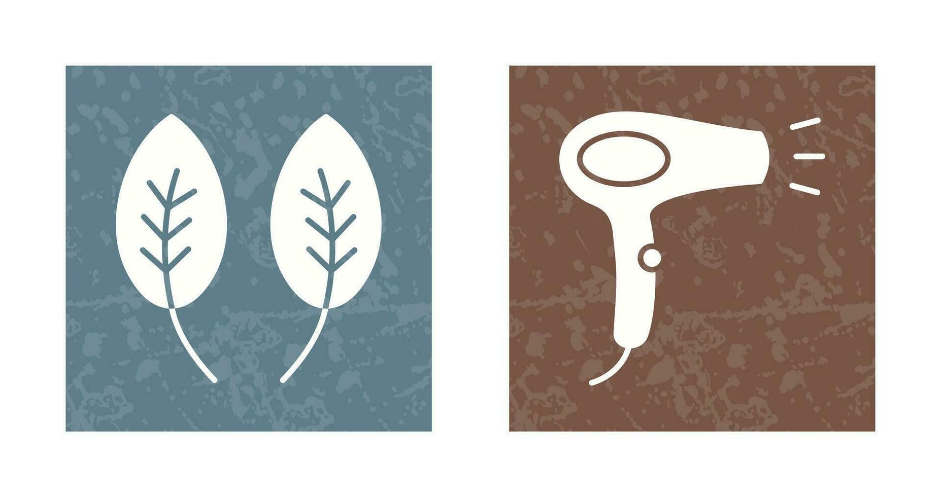 Herb and Hair removal Icon vector