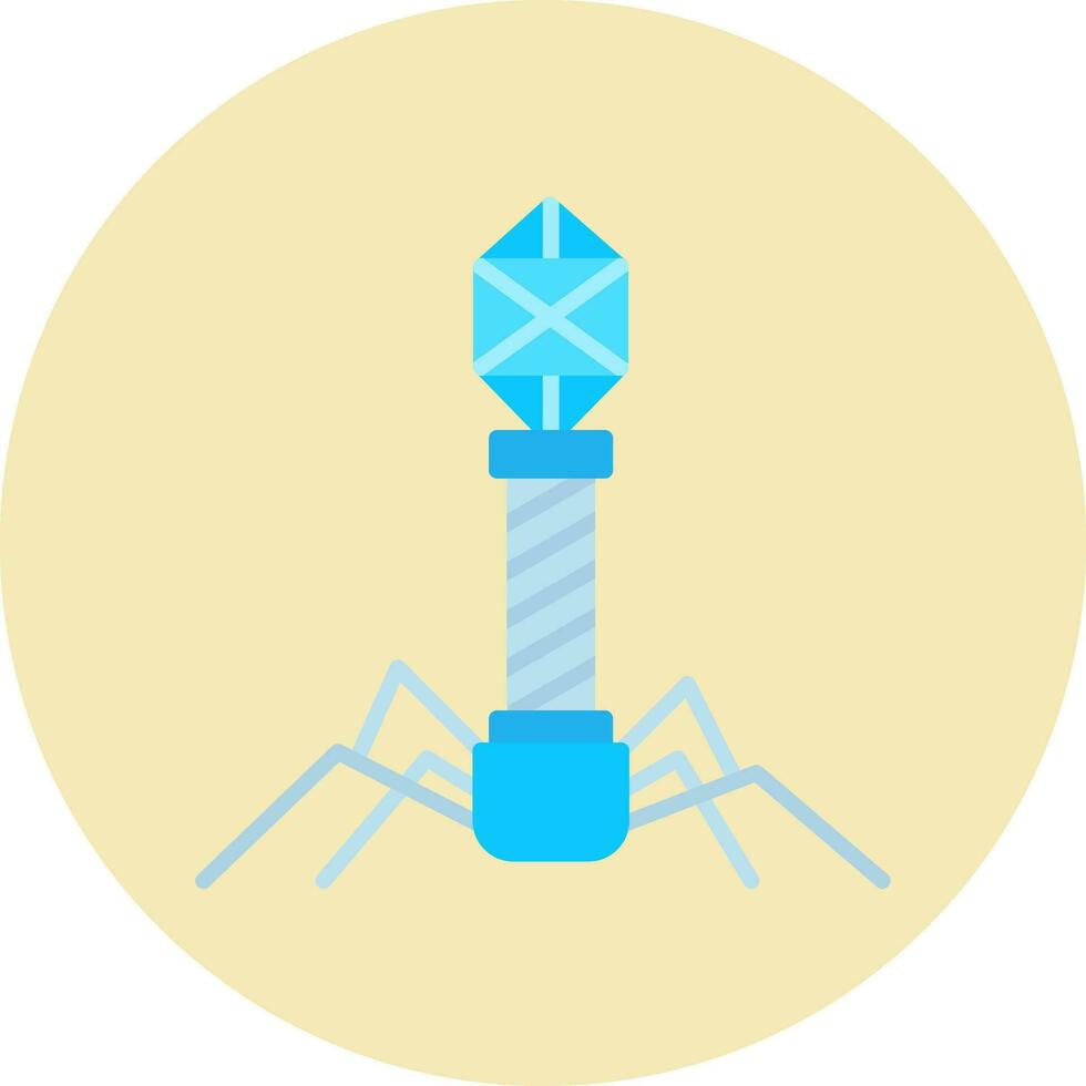 bacteriófago vector icono