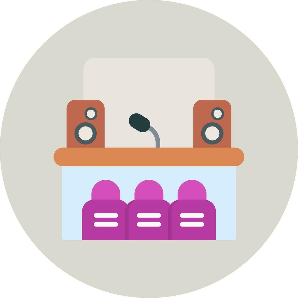Stage Vector Icon