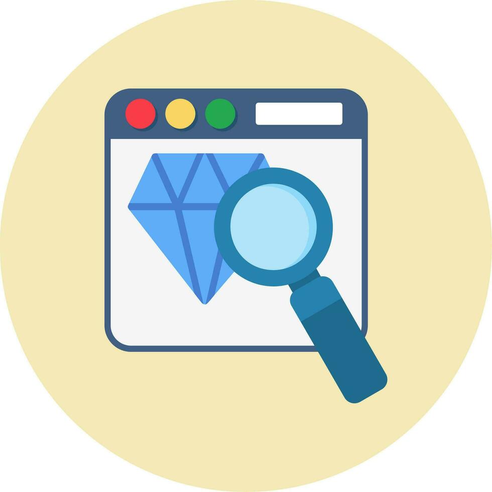 magnifying glass Vector Icon