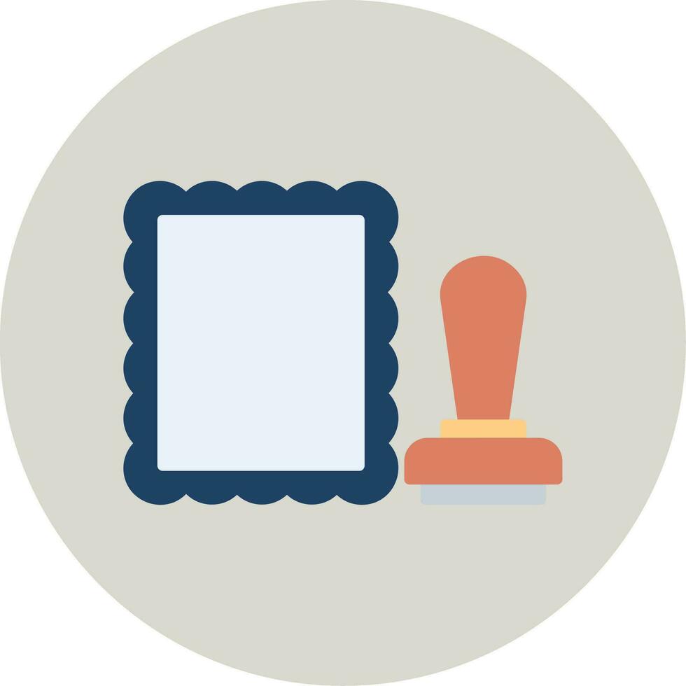 stamped Vector Icon