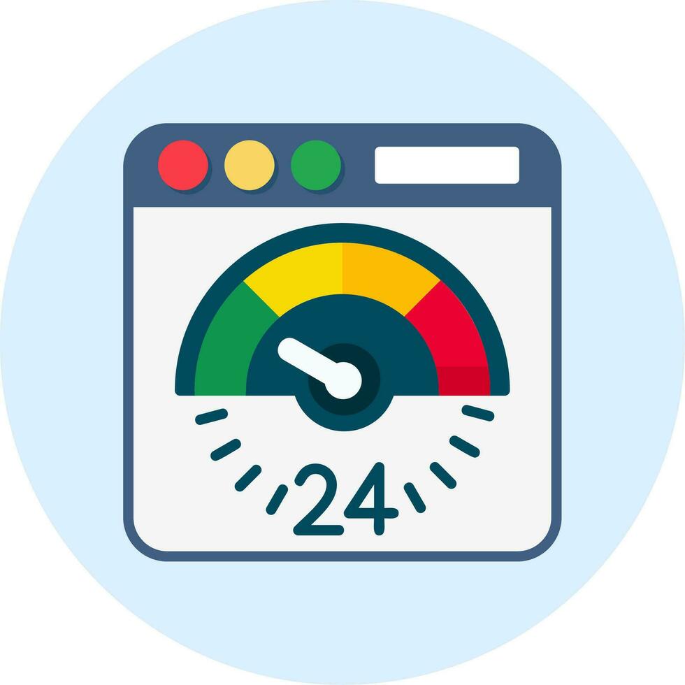 speed test Vector Icon