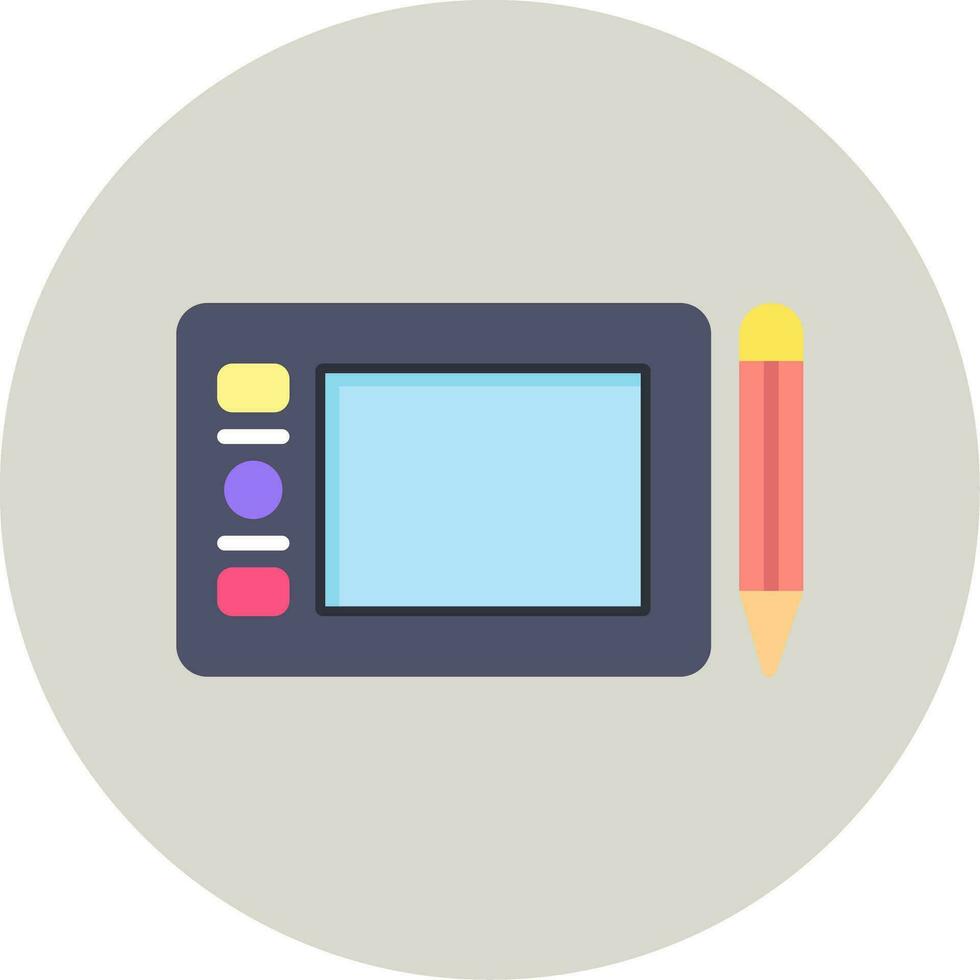 Graphic Tablet Vector Icon
