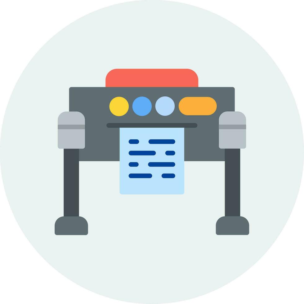Plotter Vector Icon