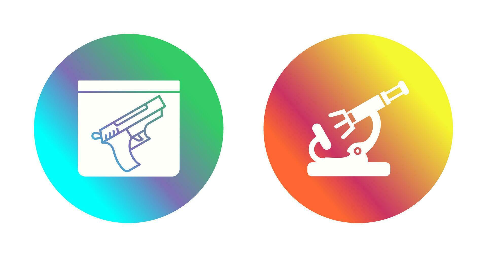 Evidence and Microscope Icon 32708919 Vector Art at Vecteezy