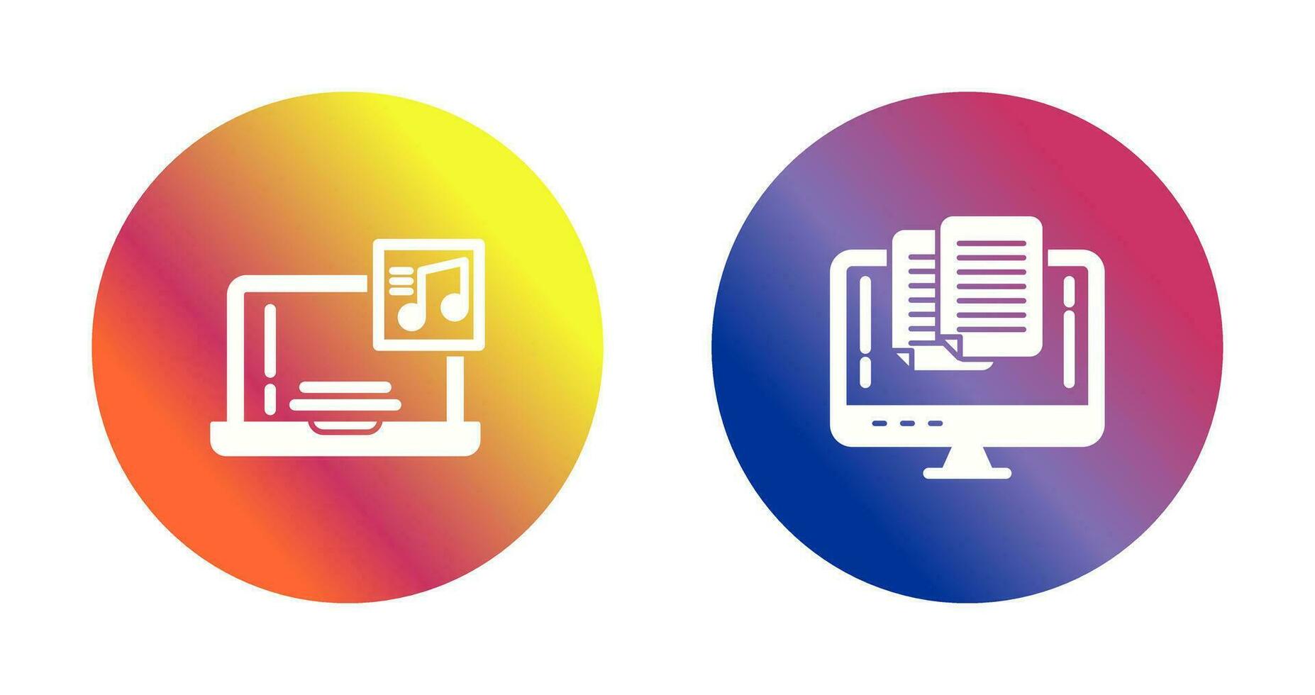 Music and Paste Icon vector
