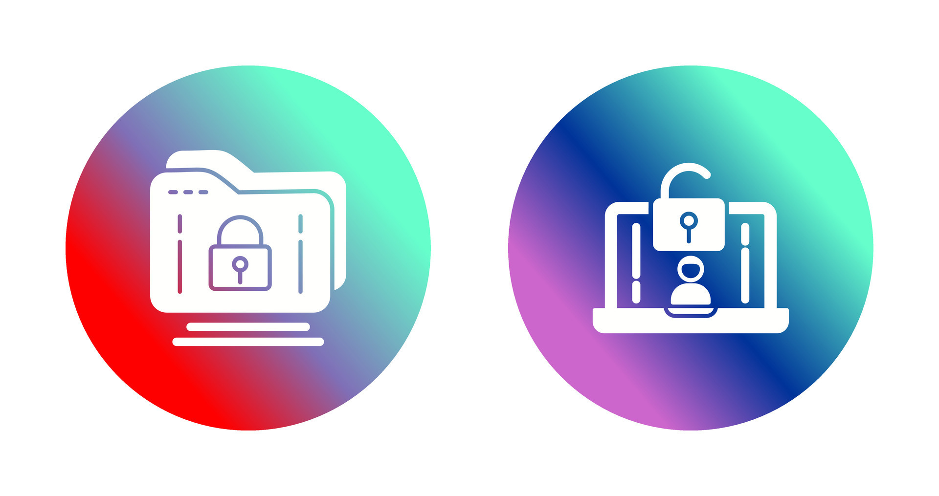 Folder and Access Icon 32709134 Vector Art at Vecteezy