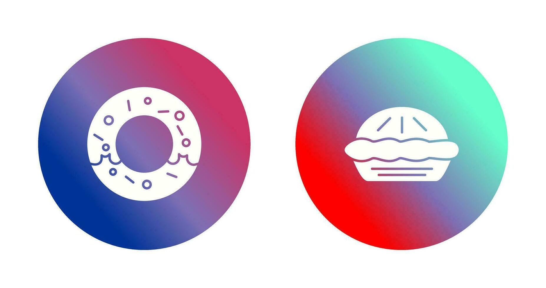 Donut and Pie vector