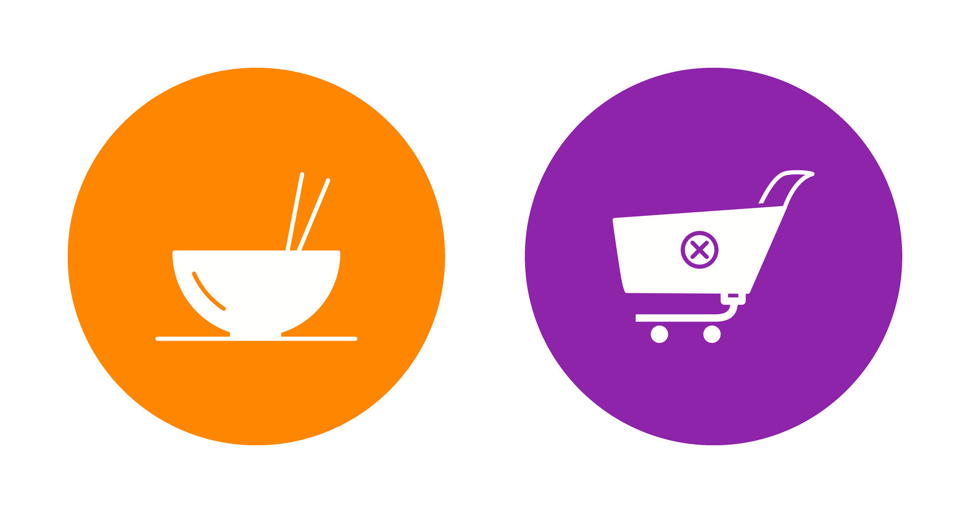 food and cancel order Icon 32709596 Vector Art at Vecteezy