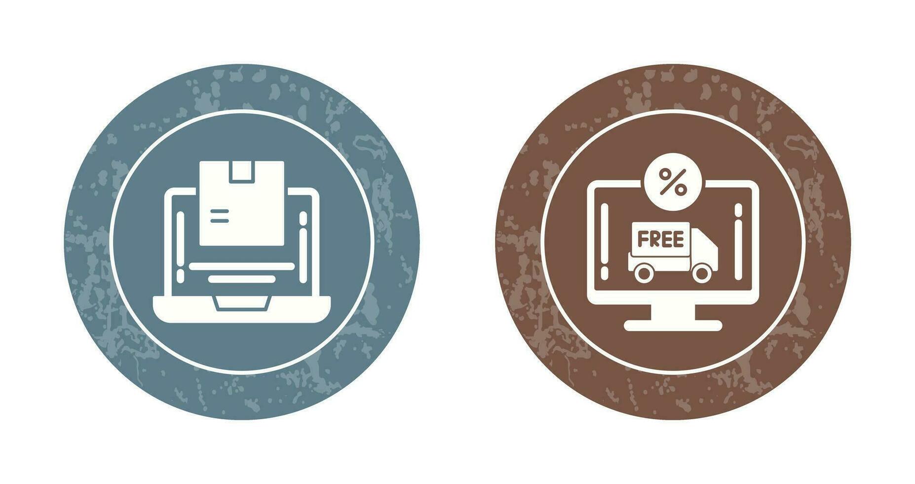 Delivery and Discount Icon vector