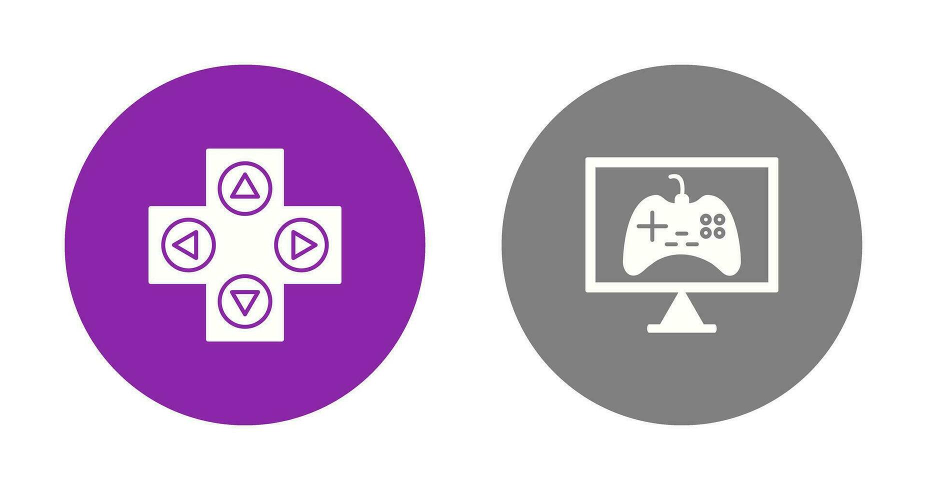 Gaming Control and Online Games Icon vector