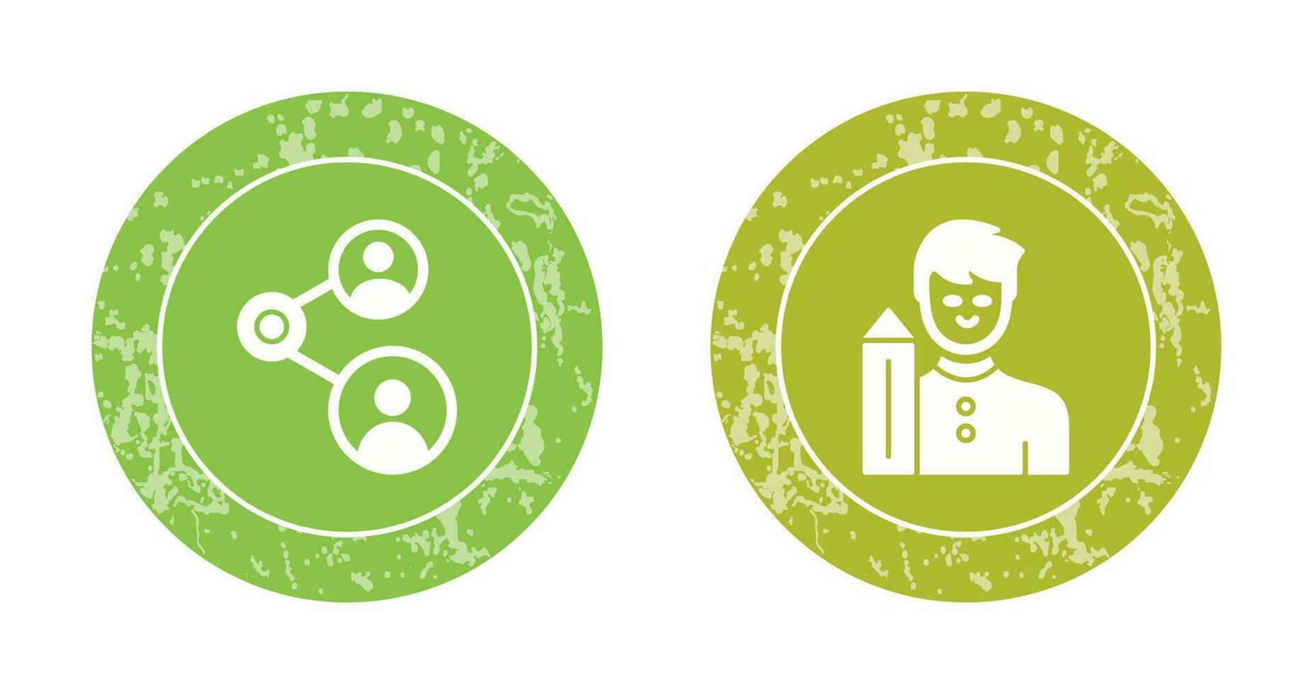 Share and Designer Icon vector