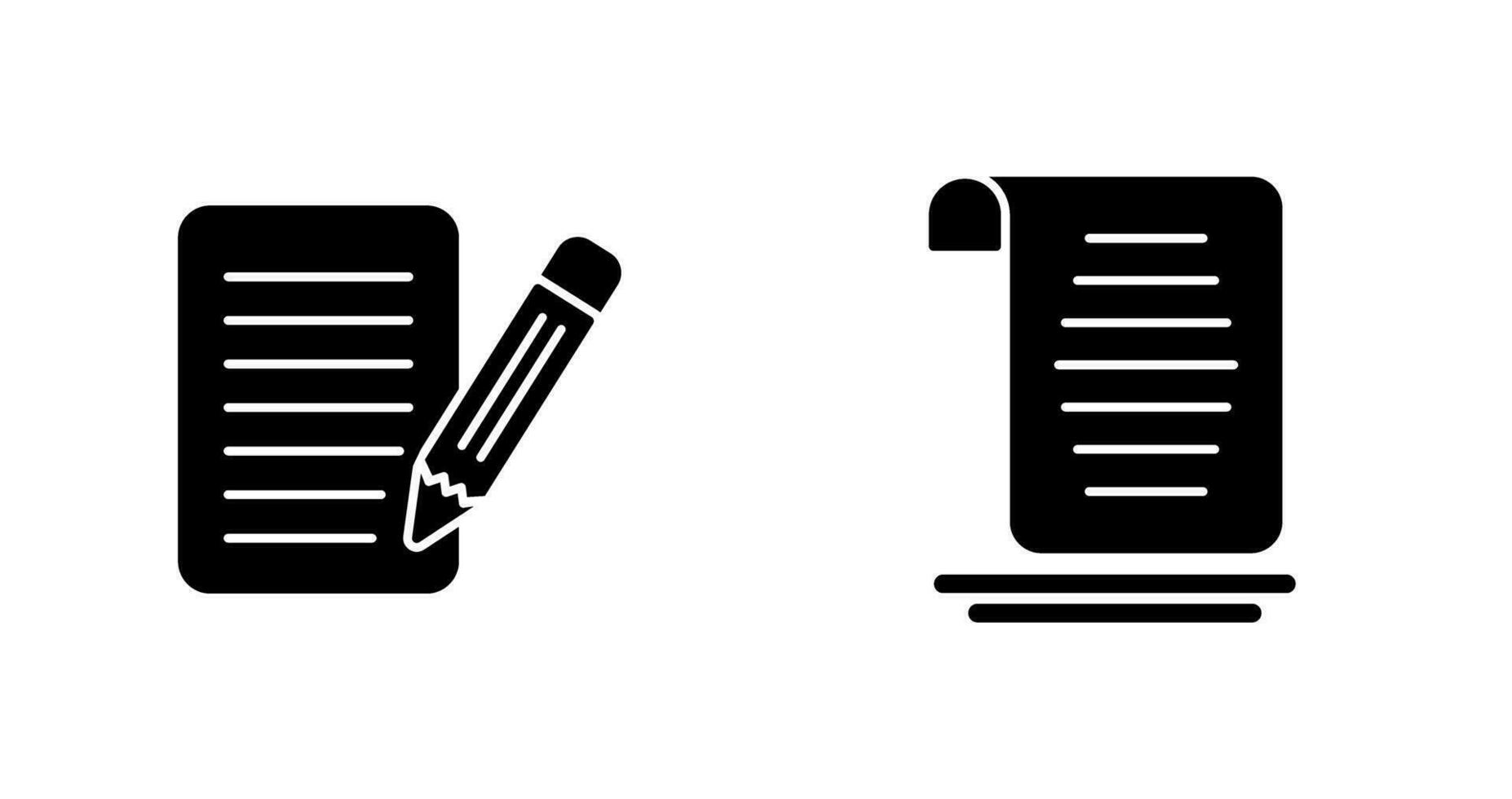 checklist and document  Icon vector