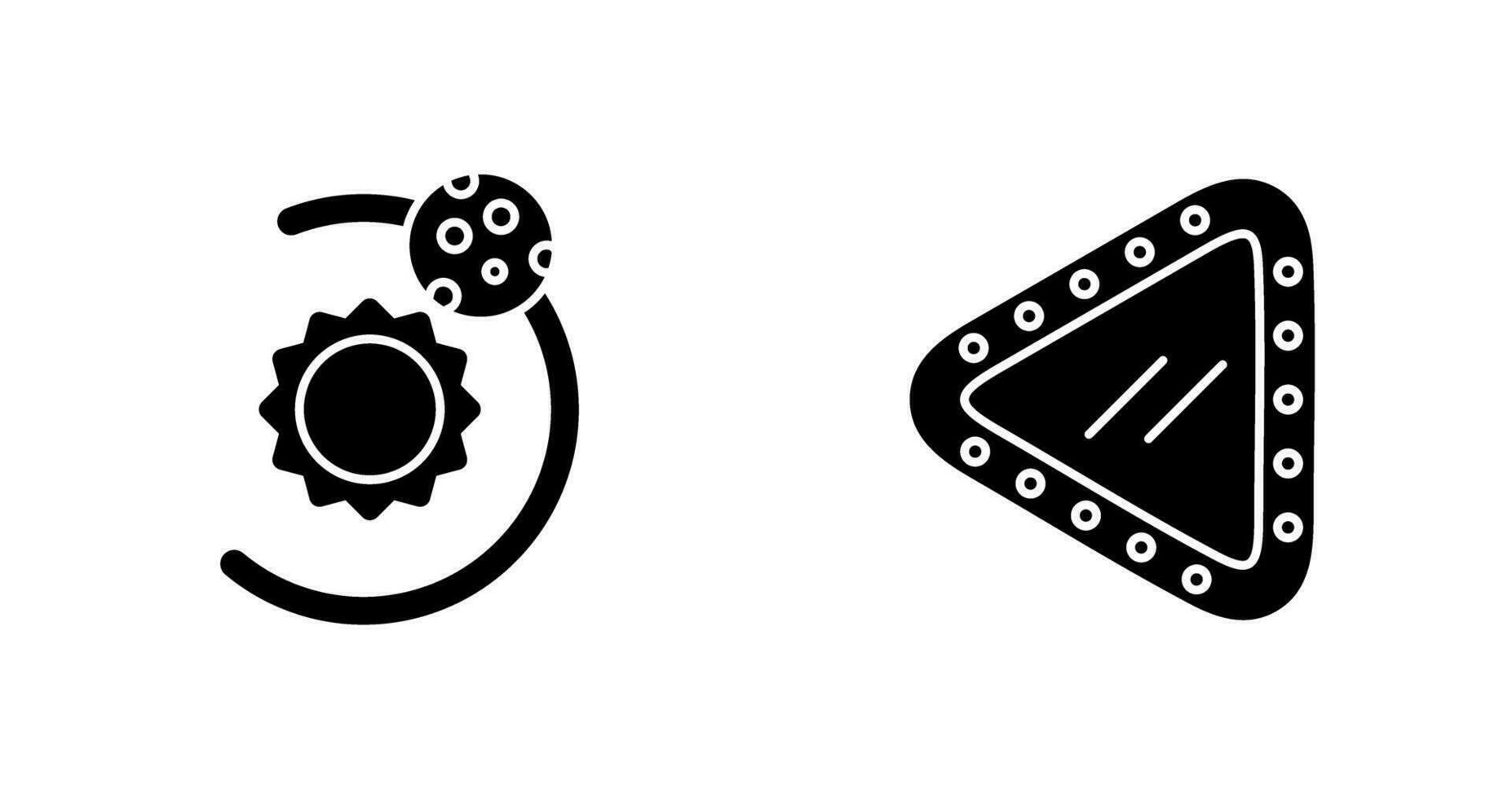 orbit and porthole Icon vector
