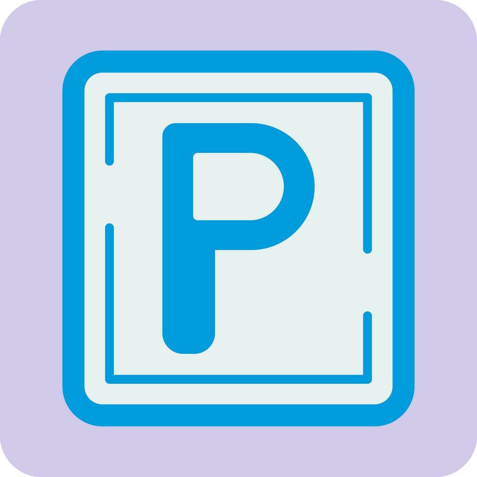 Parking Sign Vector Icon