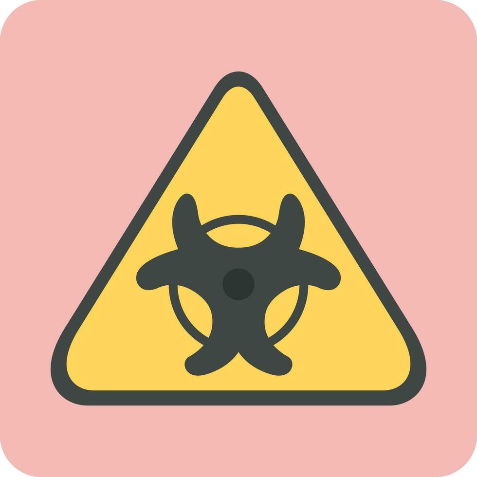 Biological Hazard Vector Icon