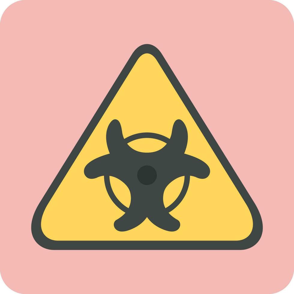 Biological Hazard Vector Icon