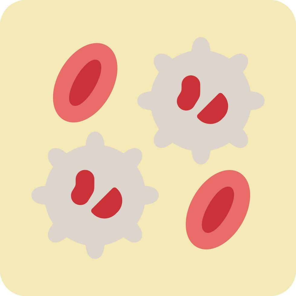 White Blood Cell  Vector Icon