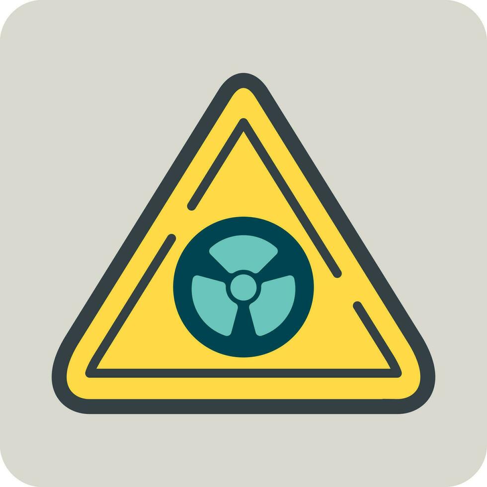 Radioactive Sign Vector Icon