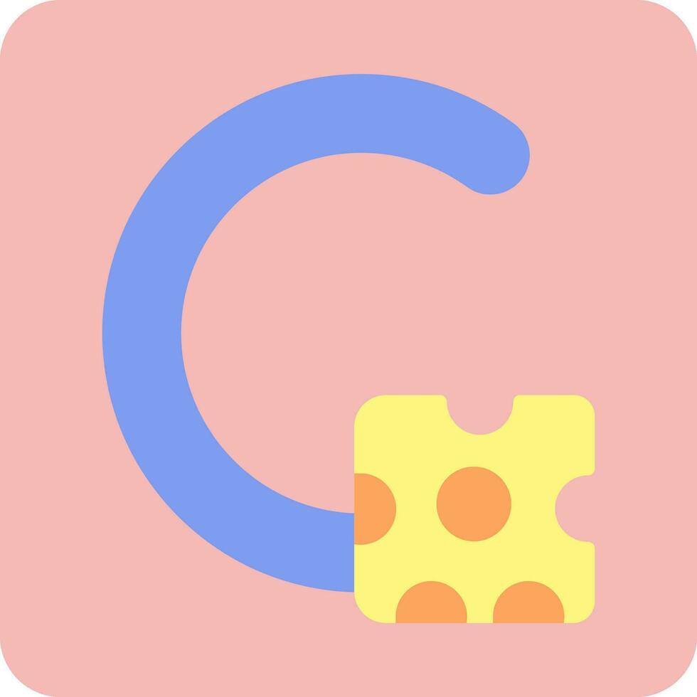 Capital C Vector Icon
