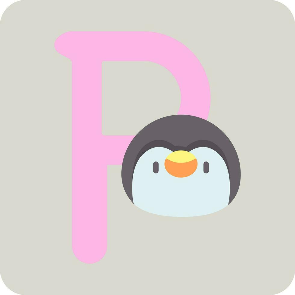 Capital P Vector Icon