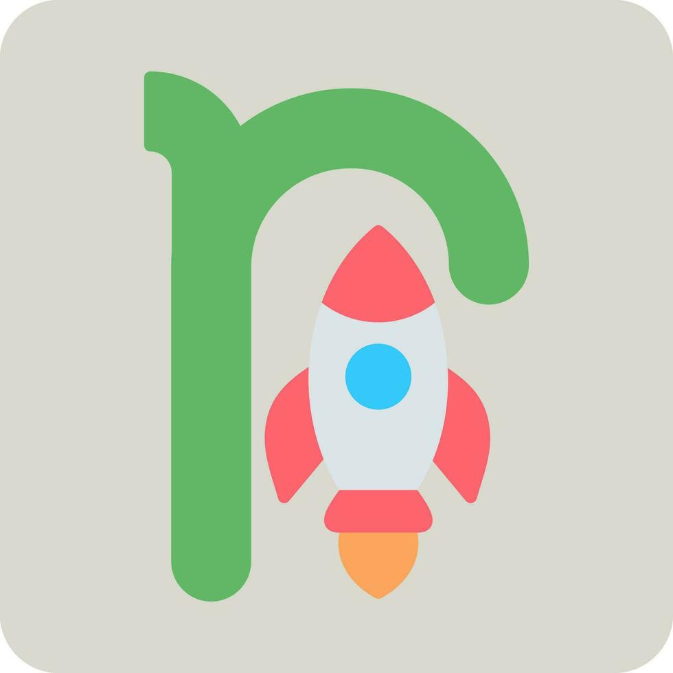 Small R Vector Icon