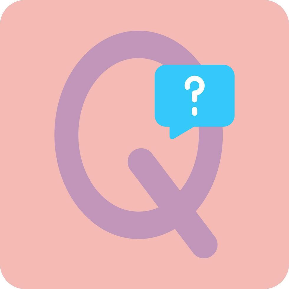 Capital Q Vector Icon