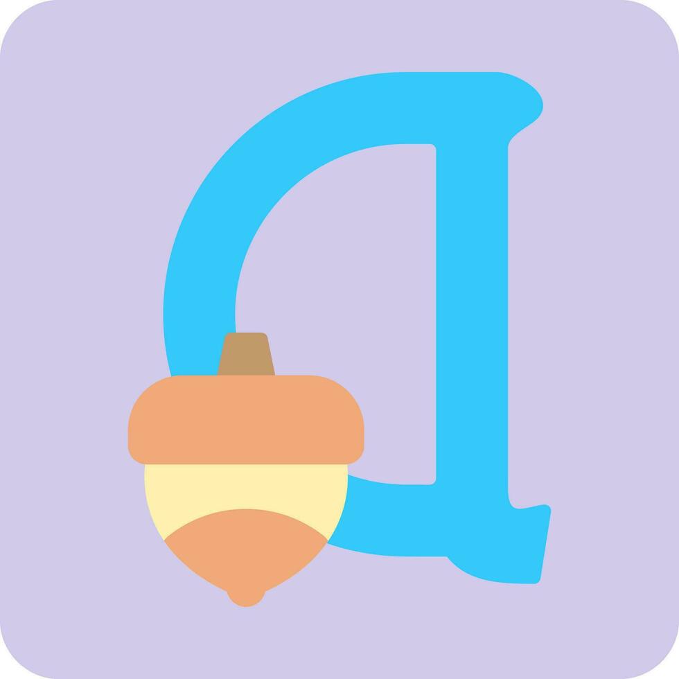 Small A Vector Icon